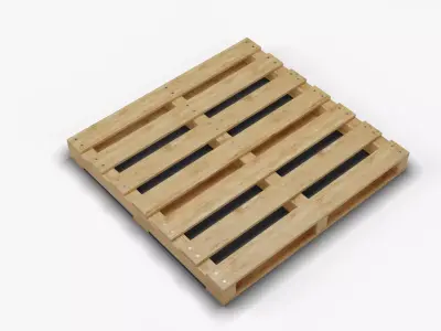 Wooden Pallet 3D model