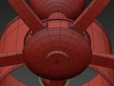 Maxim Rondo Single Tier Chandelier 3D model