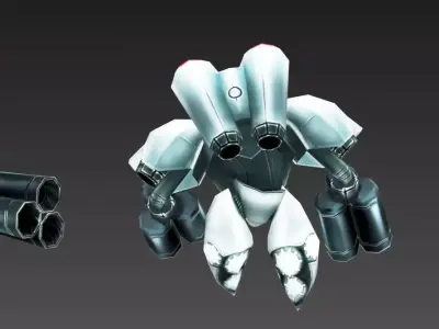 ROBOTS COMANDO Low-poly 3D model