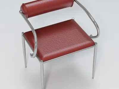 Red Chair 04 3D model