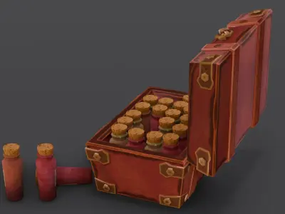 Medicine Kit 3D Model  Low-poly 3D model