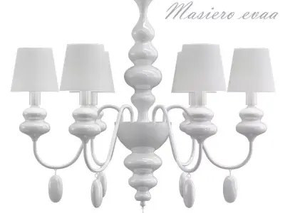 Masiero Eva Chandelier 6 3D model