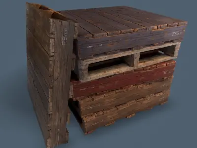 Complete Pack Enviroment Assets Low-poly 3D model