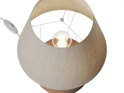 Mia Ceramic Table Lamp by Urban Outfitters 3D model