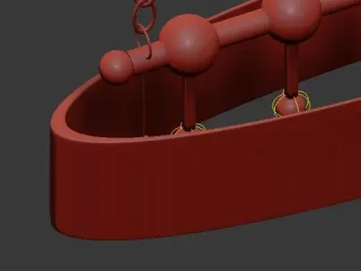 Currey Company Lighting Stillman Oval Chandelier 3D model