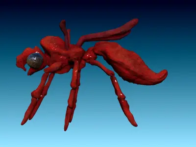 Crustacean Insektoid 3D model