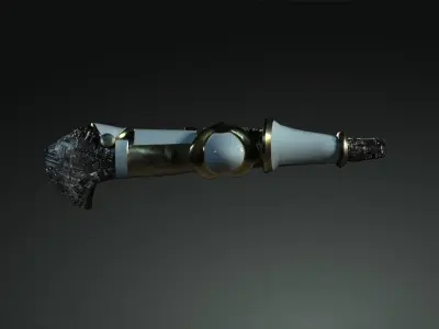 Cyborg Warzone - Eva02 - Robitic Arms Low-poly 3D model