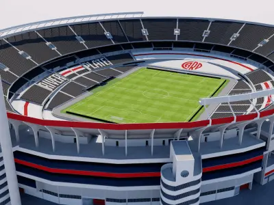 Estadio Monumental - River Plate Buenos Aires Argentina 3D model