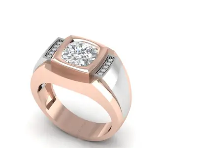men ring jewelery 3D print model