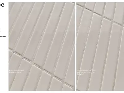 Mini Chevron Tile in Stacked Layout Texture