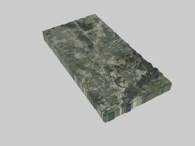 Houston City  Low-poly 3D model