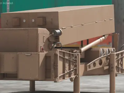  Module Tactical Radar Platform Stowed Sand 