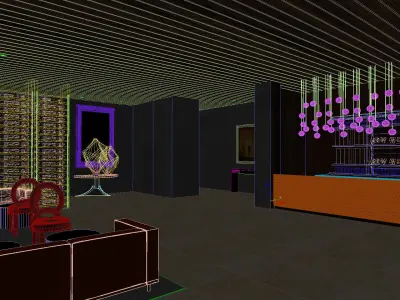 3D Kerry project Restaurant 3D model purchase