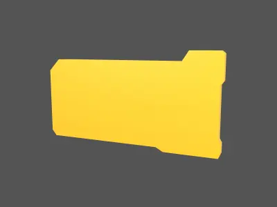 UHD High tech Graphical Interface v5 004 Low-poly 3D model