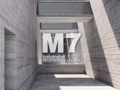 M07 Concrete 8K PBR Seamless Materials Texture