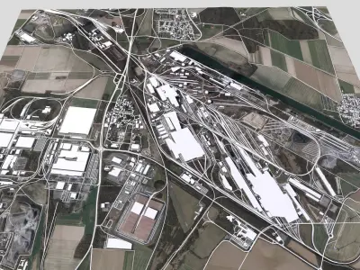  Salzgitter Stahlwerk Germany manufacturer of steel structures 3D model