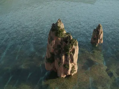 Natural Landscape 3D model