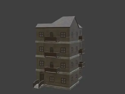 House Model 70 Low-poly 3D model