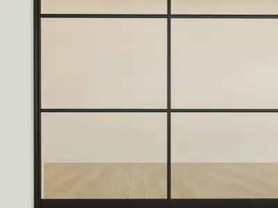 Sliding door  Partition Case-compartment  9 3D model