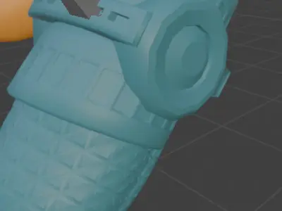 Sci Fi VR Hand Low-poly 3D model