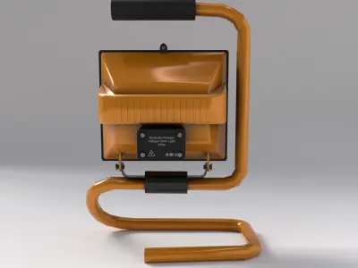 FloodLight Free low-poly 3D model