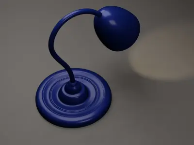 3D Lamp table Low-poly 3D model