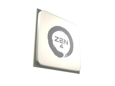 AMD AM4 Zen 4 CPU V1 001 3D model