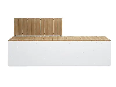 Concrete benches - BOX WBH By SIT and BOX WB By SIT 3D model