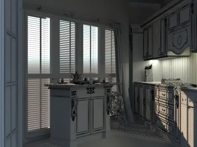 kitchen 02 3D model
