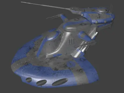 Armoured Assault Tank AAT 3D model