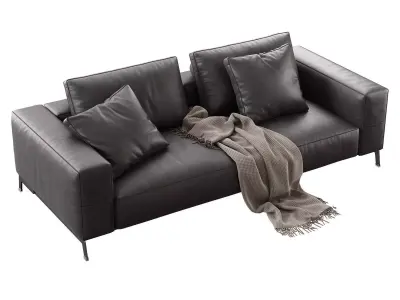 Ettore 2 Seater Sofa 3D model