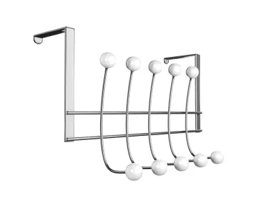 3D model White Coat Hanger 3D model