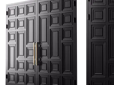 Gate black loft 08 3D model