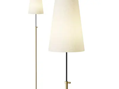 Harrison Metal Adjustable Floor Lamp 3D model