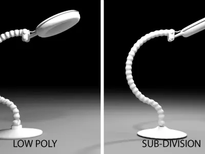 Gooseneck Lamp 5 3D model