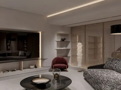 Apartment interior scenes      3D model purchase
