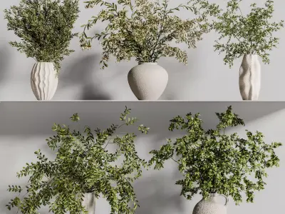 Collaction Plants Bouquet 27 3D model