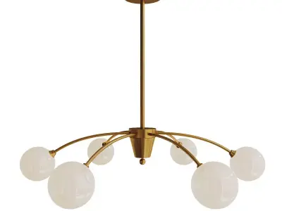 Nordic Sunlight Pendant Lamp Simig 3D model