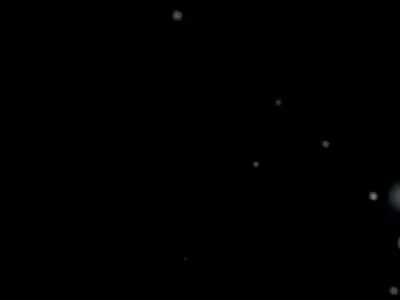 Falling Snow Straight Looping Rigged Animation Low-poly 3D model