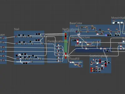 Stylized Wood Planks Substance PBR material and textures  Texture