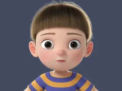  Cartoon Boy Rigged 