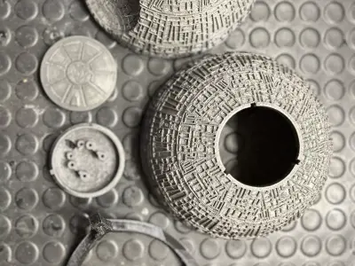 Star Wars Death Star 3D Printed Lamp or Money Box or Decoration 3D print model