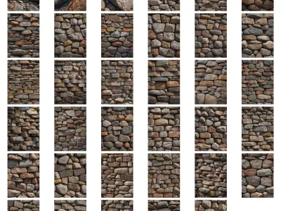 Stone texture 35 JPEG   3D model