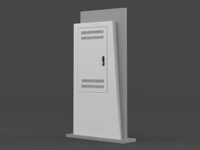 Electronic Kiosk 3D model