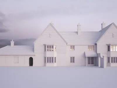 British House Bosc Club 3D model