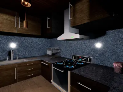 Symphony Apartments  Low-poly 3D model