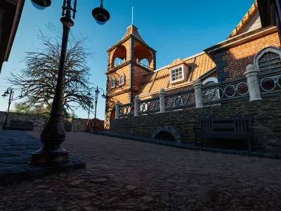 building pack Game-Ready Low-poly 3D model