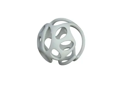 SciFi Cube Object No 21493 Low Poly Shape Texture