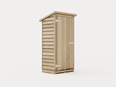 Small Tool Store Low-poly 3D model