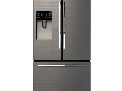 Samsung RF263BEAESG AA French Door Refrigerator 25 cu ft 3D model